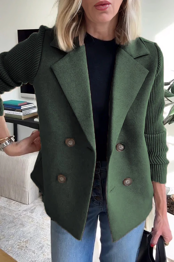 Camela | Blazer med Strikkede Ermer