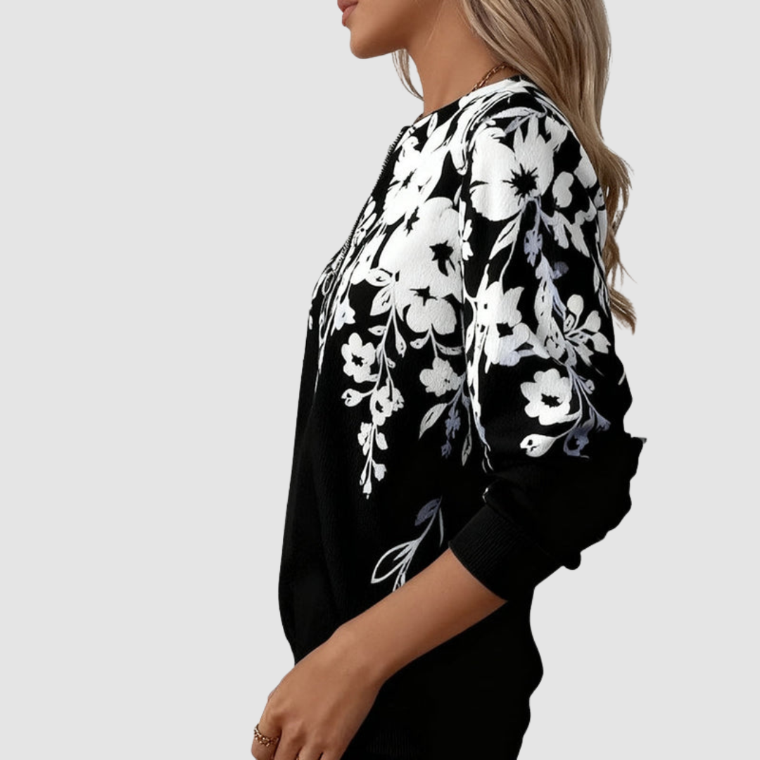 Jillanna | Halv Zip Sweatshirt