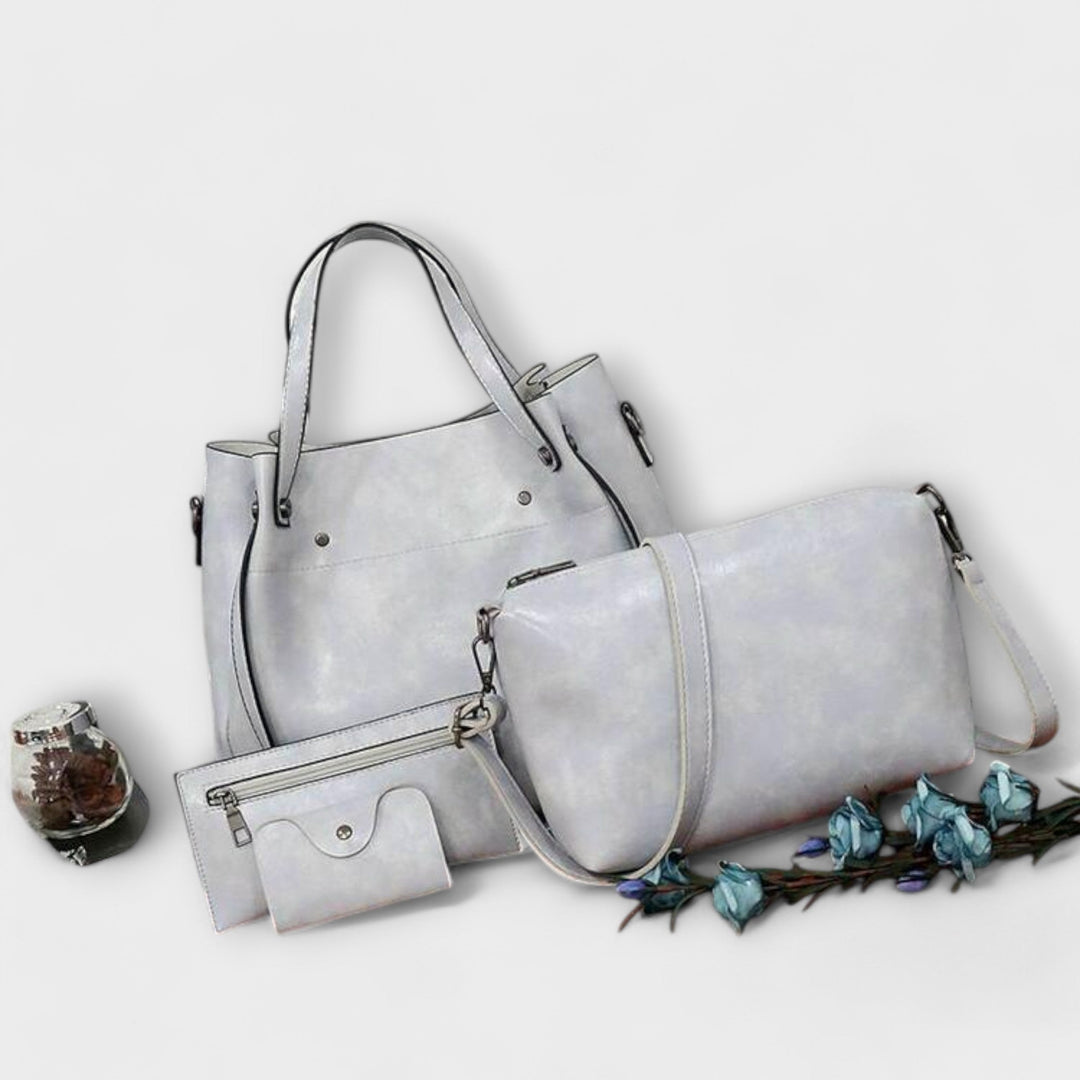 Olivia | 4-delt Vintage Bag Sett