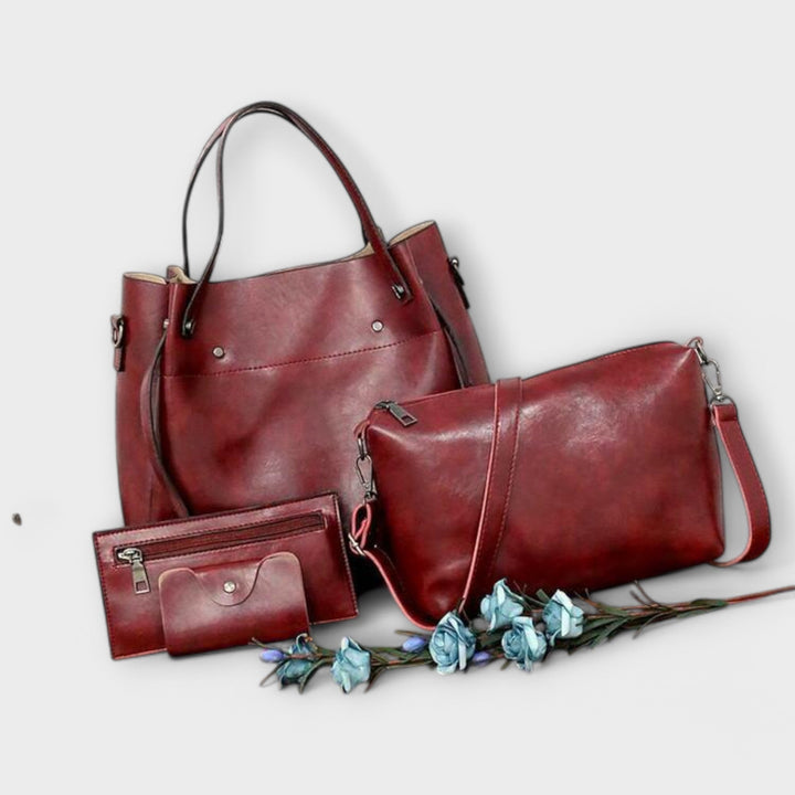 Olivia | 4-delt Vintage Bag Sett