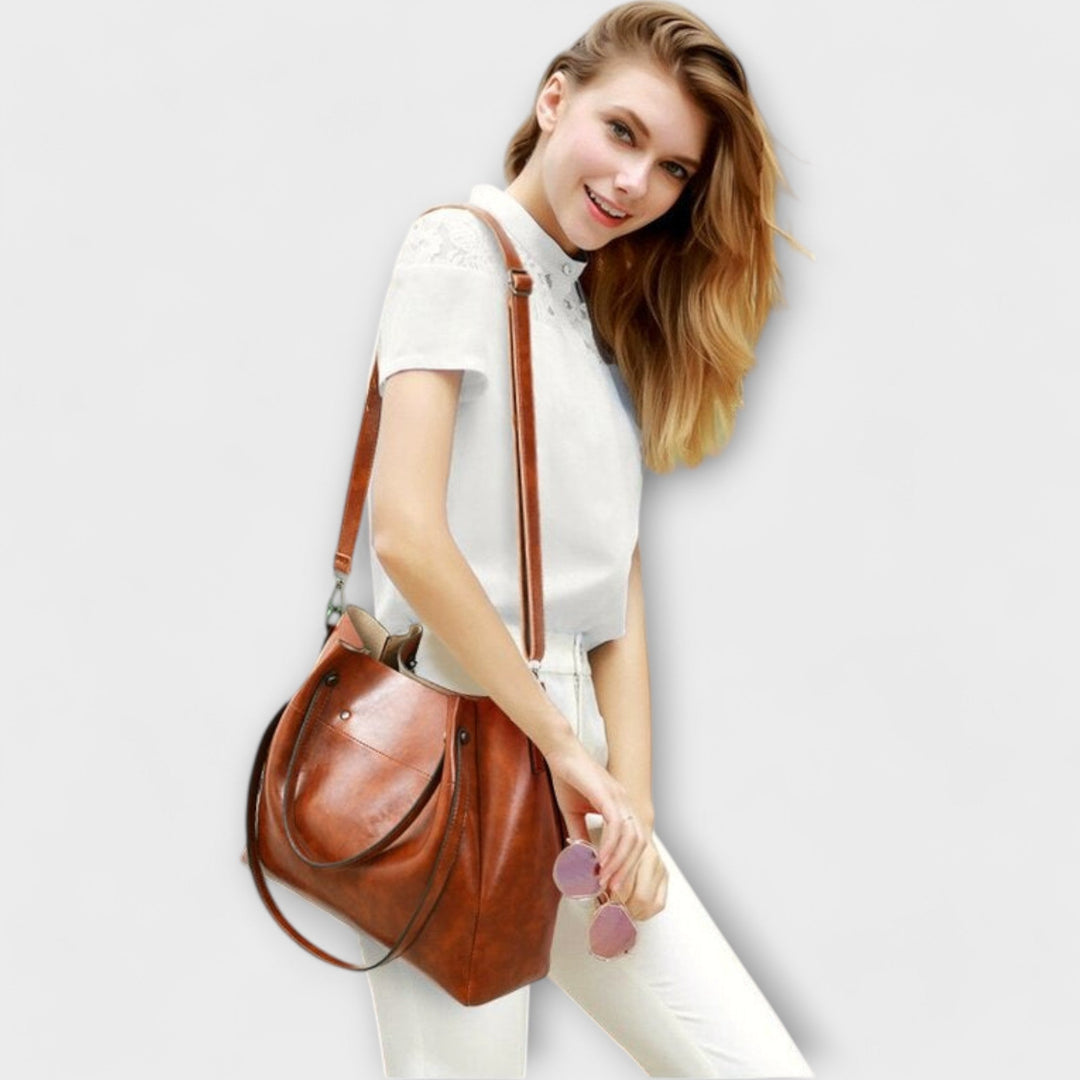 Olivia | 4-delt Vintage Bag Sett