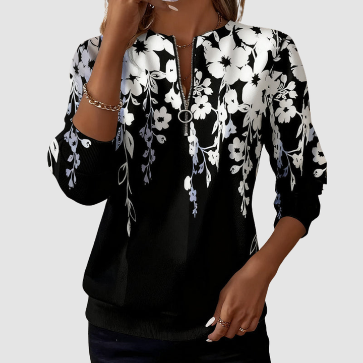 Jillanna | Halv Zip Sweatshirt