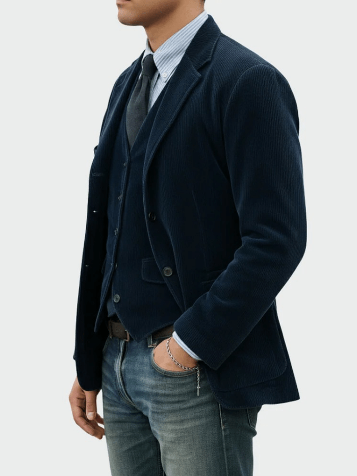 Steffen | 2-delt sett: Blazer og vest