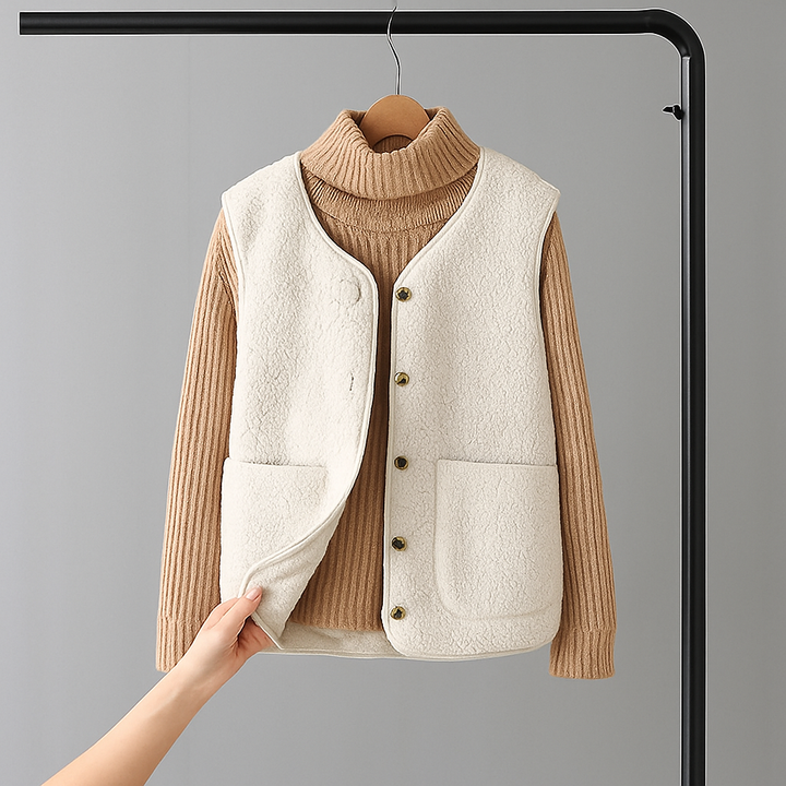 Gae | Myk Uten Ermer Cardigan