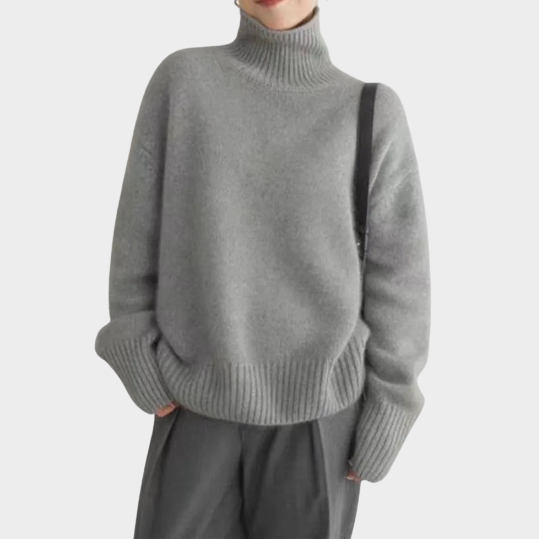 Lincy | Myk høyhalset genser