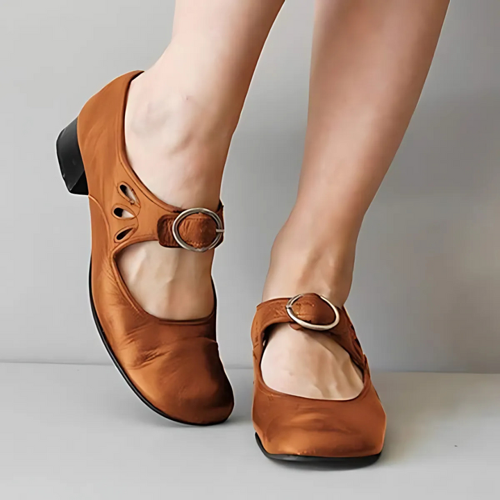 Joselyn | Elegante Lærsandaler