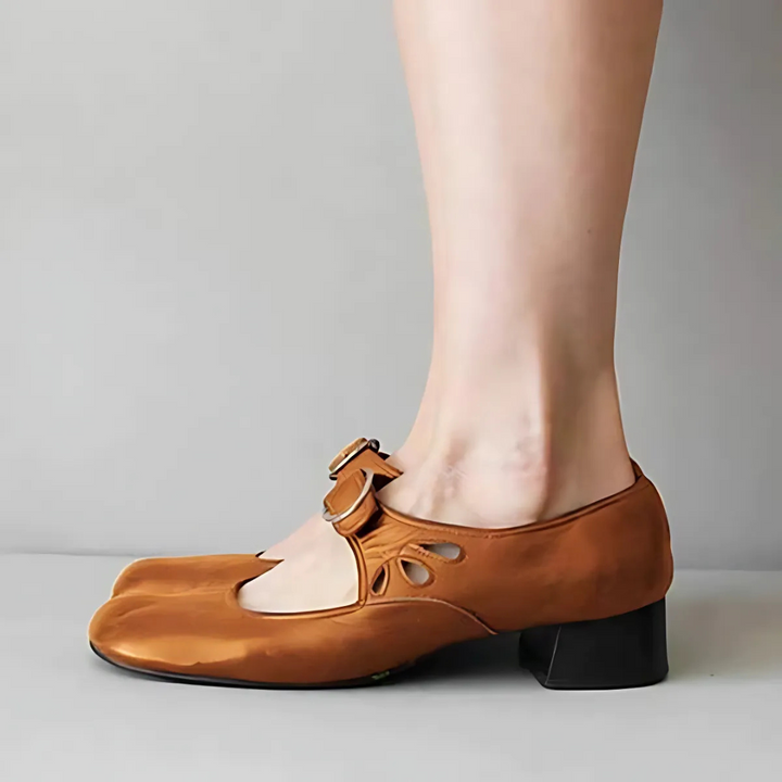 Joselyn | Elegante Lærsandaler