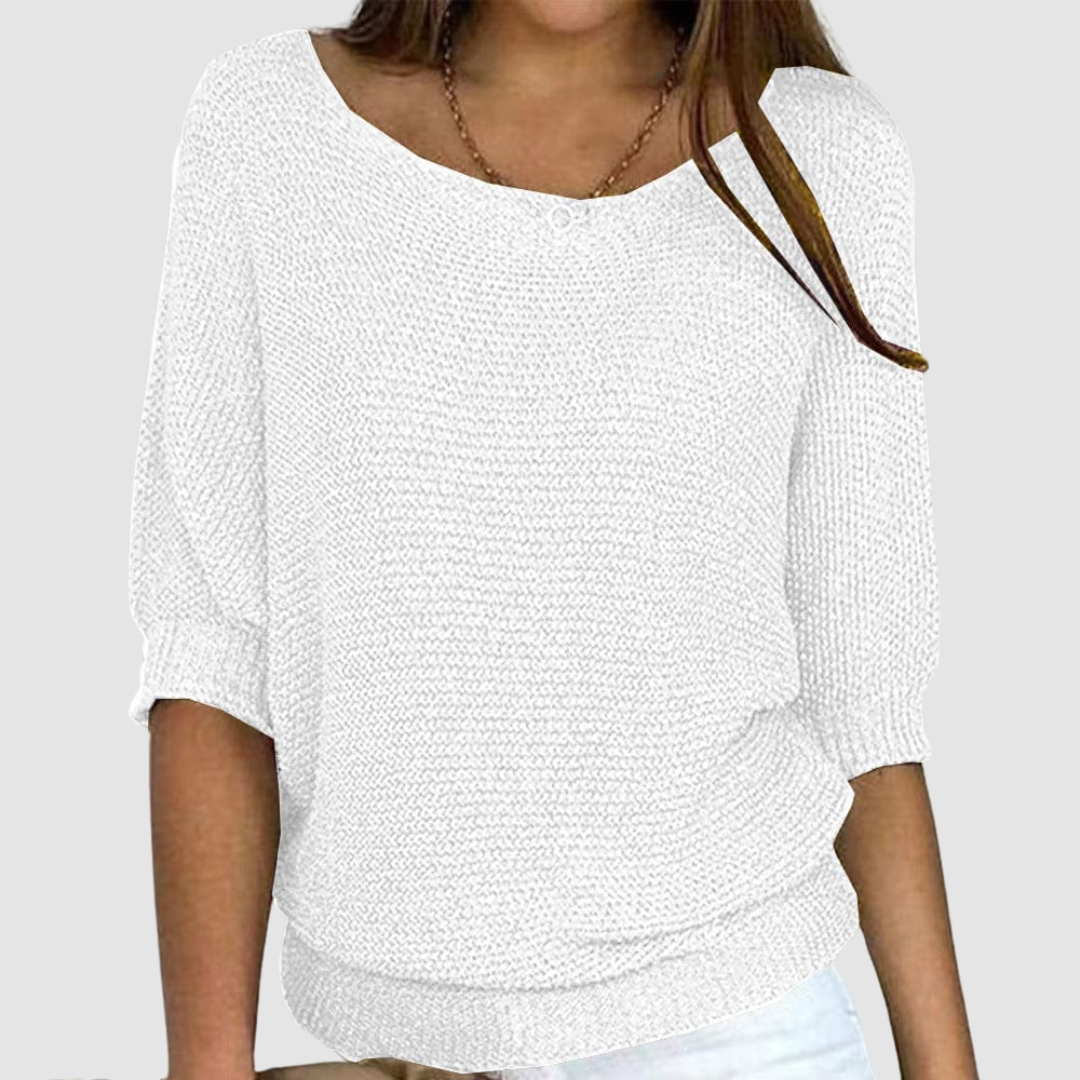 Evonne | Elegant Strikket Genser