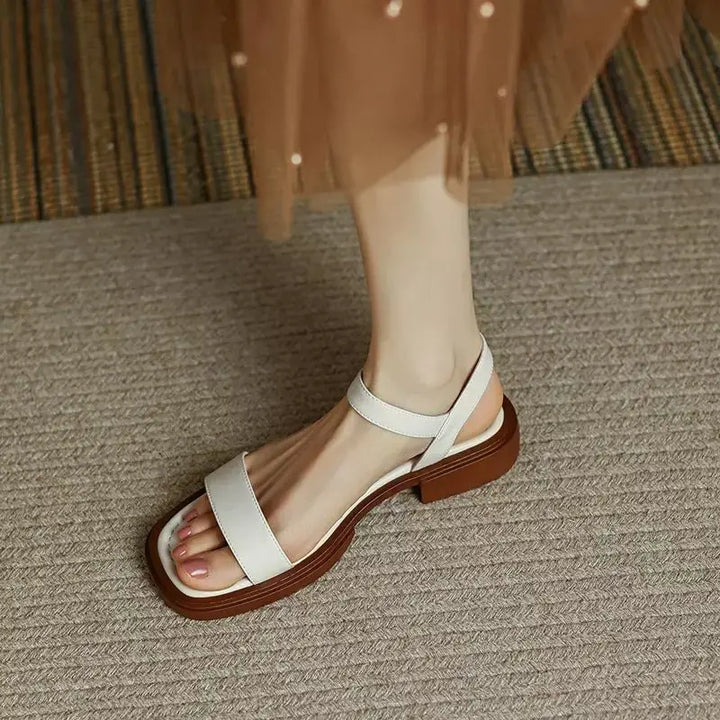 Vivienne | Lærsandaler