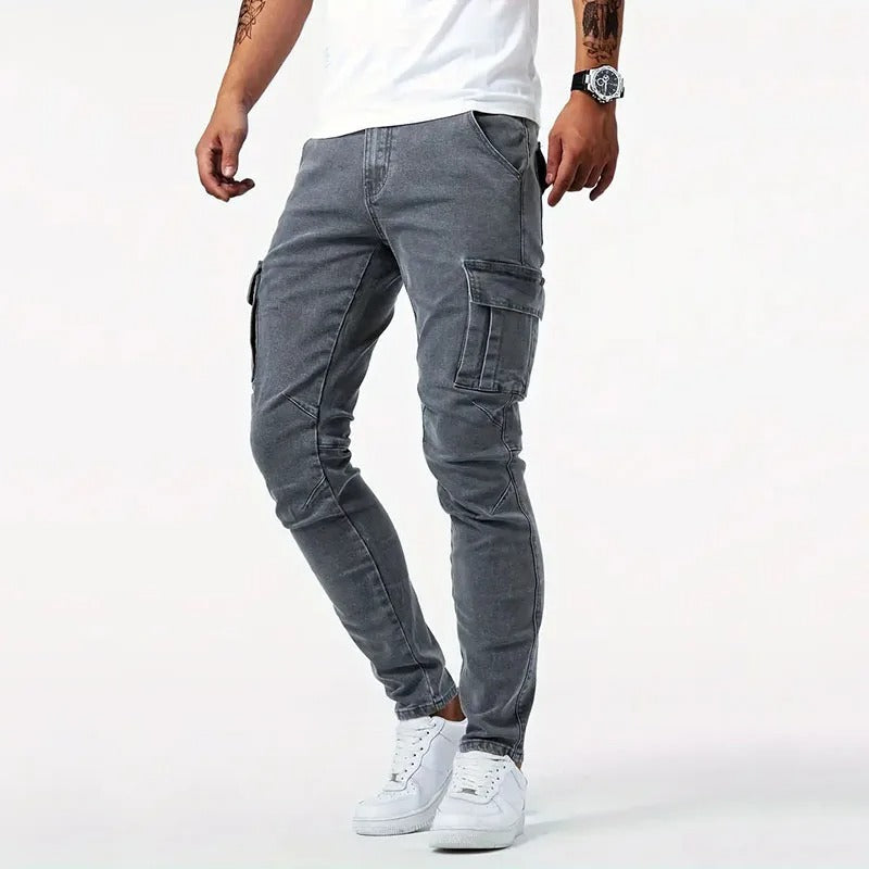 Vidar | Cargo-bukser i stretch-denim