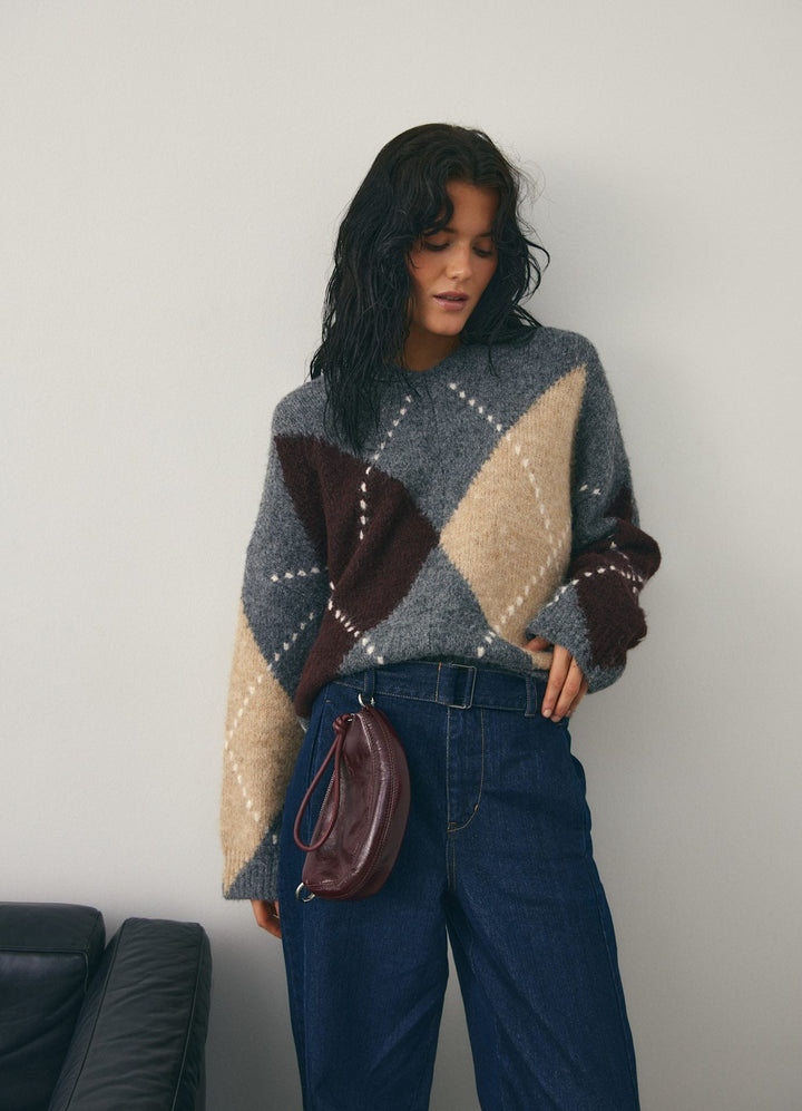 Lola | Lai knit grå genser