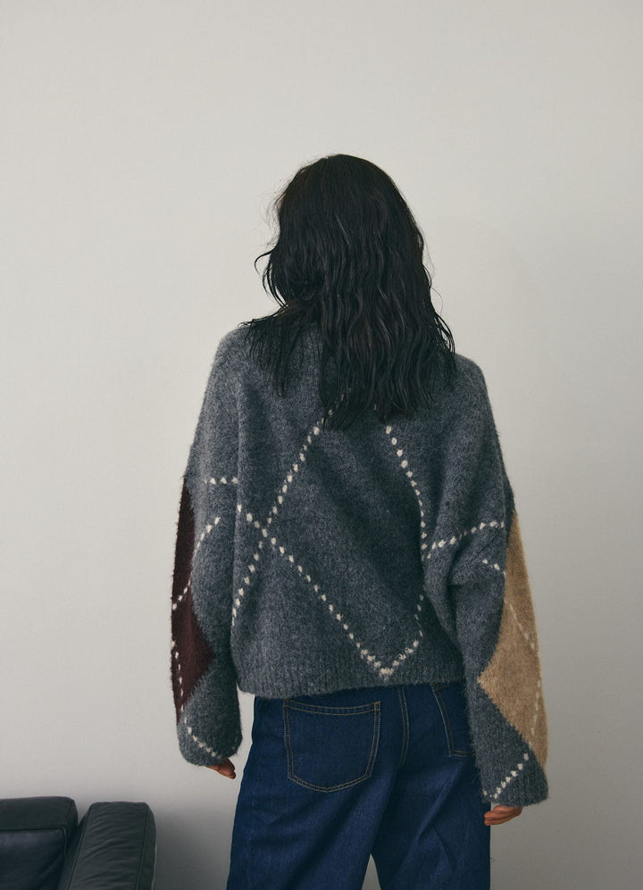 Lola | Lai knit grå genser